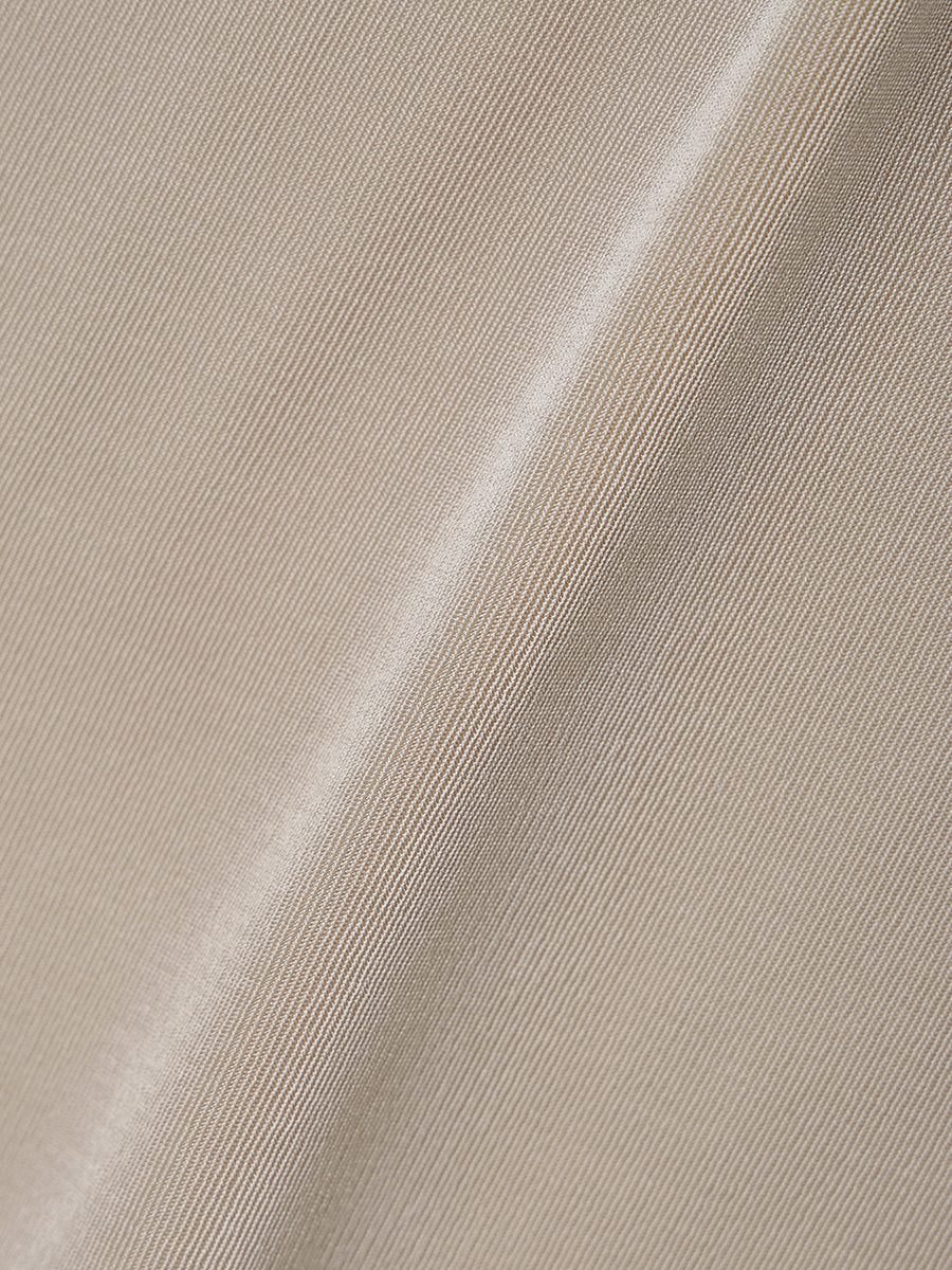 アセテートギャザードレープカットトップス