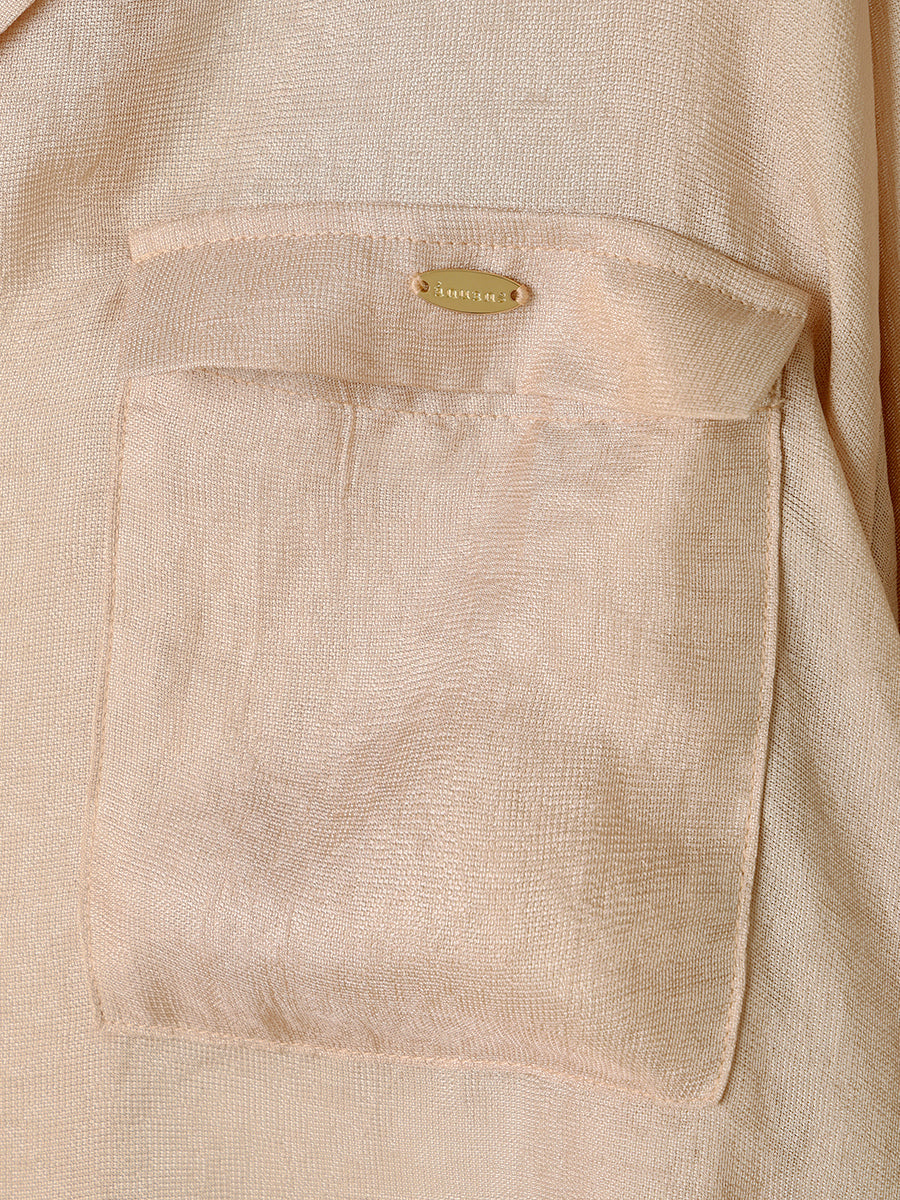 シアーテーラードシャツ