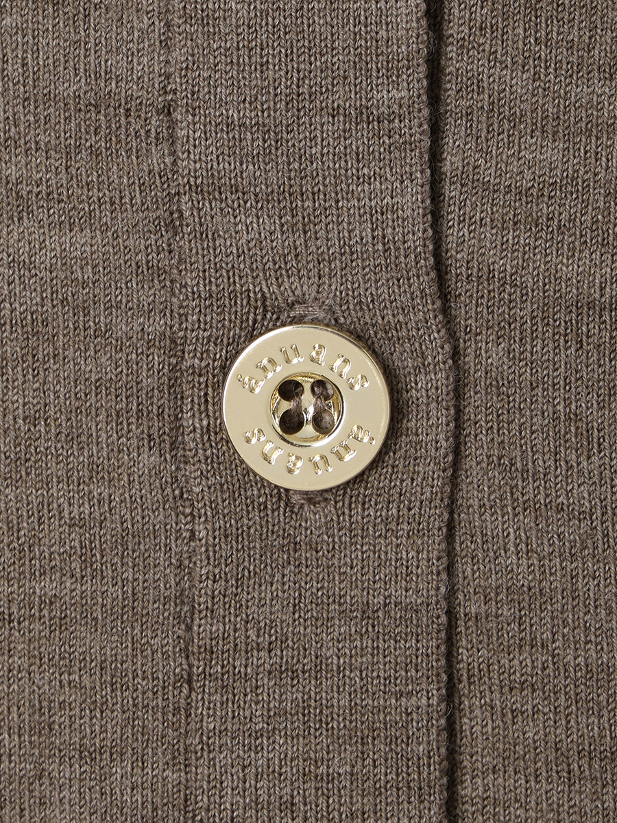 ベーシックウールニットカーディガン