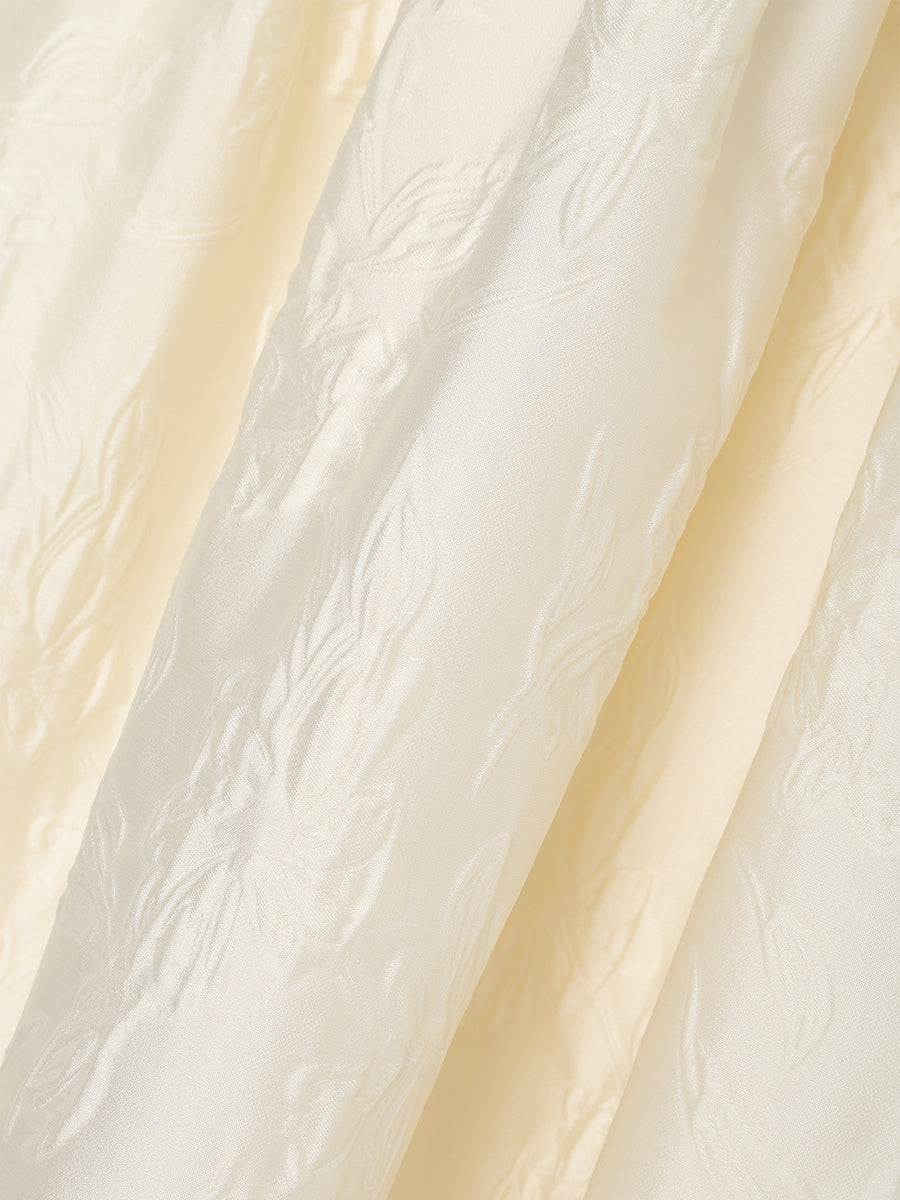 ジャガードギャザーワンピース