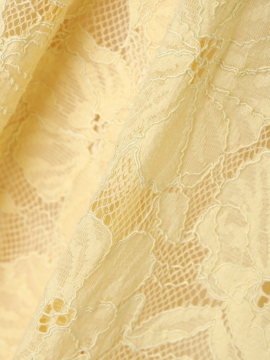 オーナメントレースセミフレアスカート