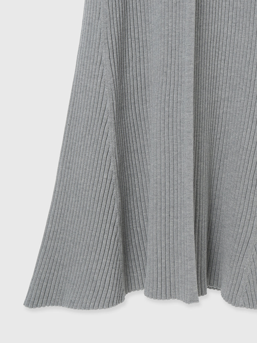 セミマーメイドニットワンピース