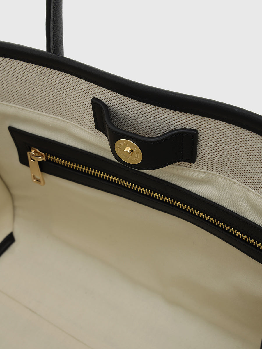 パイピングキャンバストート