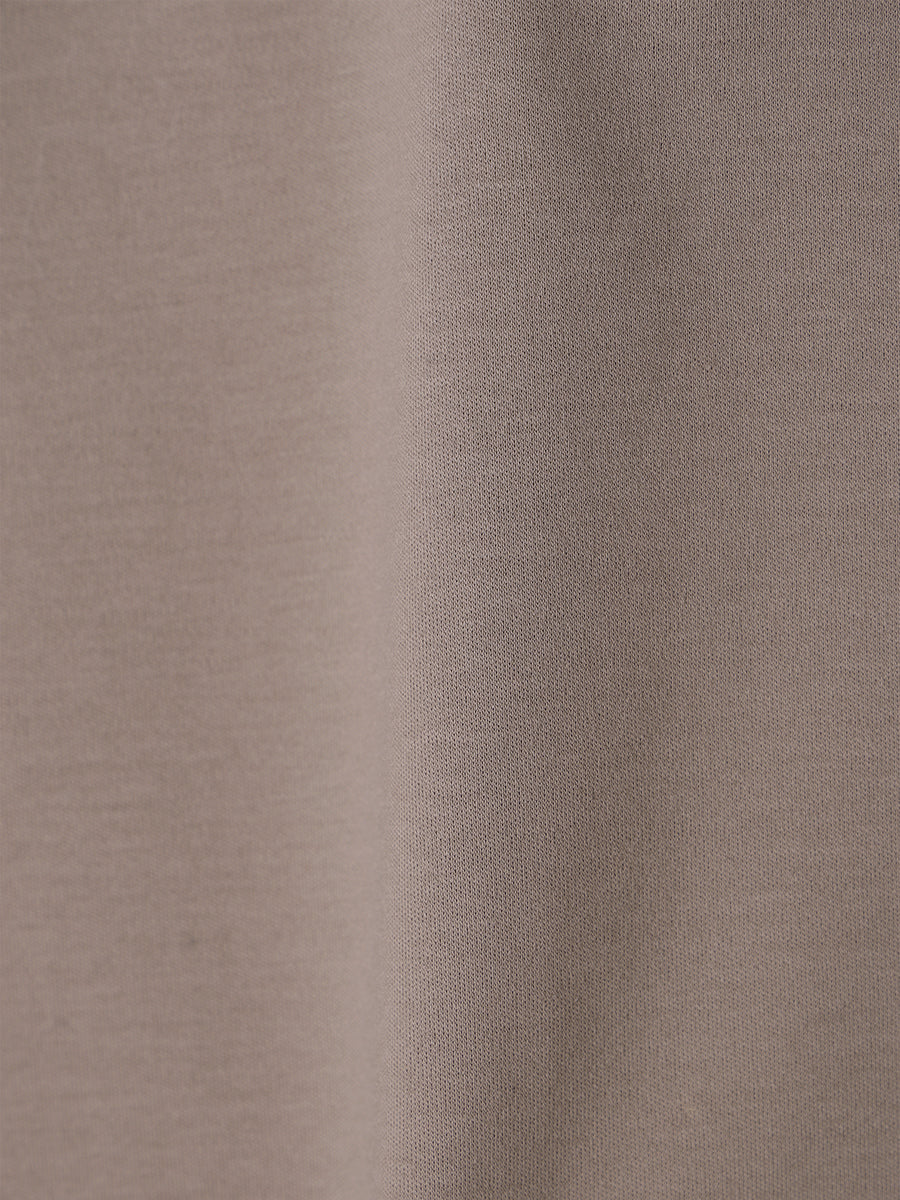 シルクタッチコットンUネックT