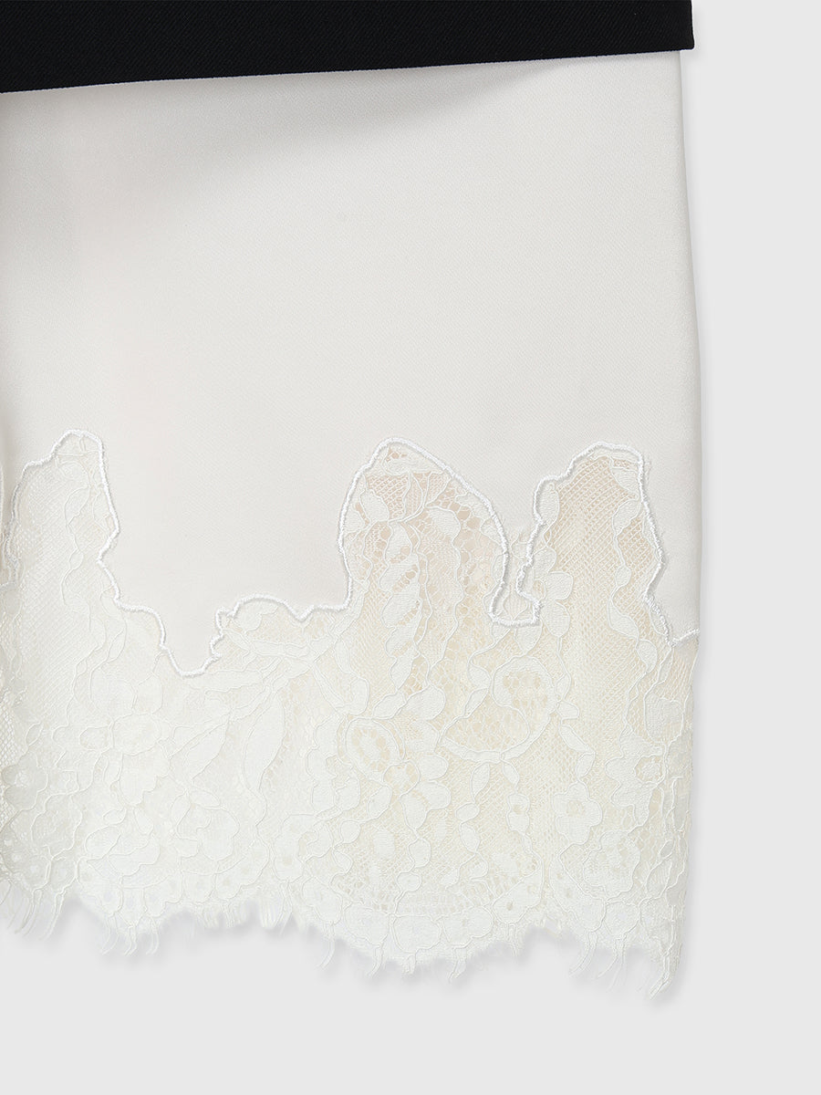 Hem Lace Layered Skirt