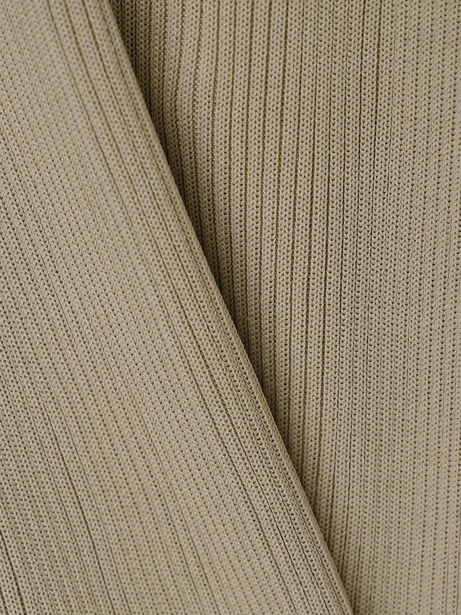 リュクスビスコースリブニットカーディガン