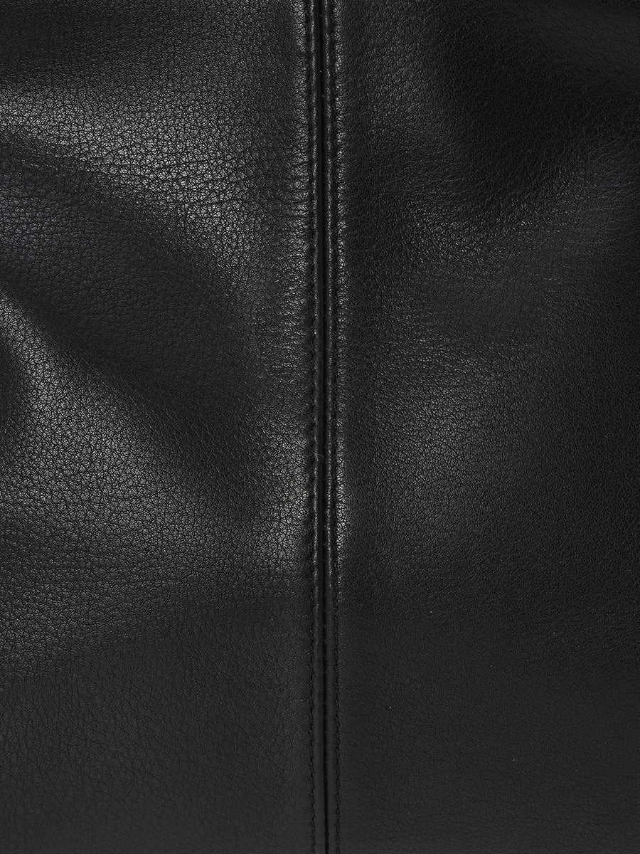 レザーナローハンドルバッグ