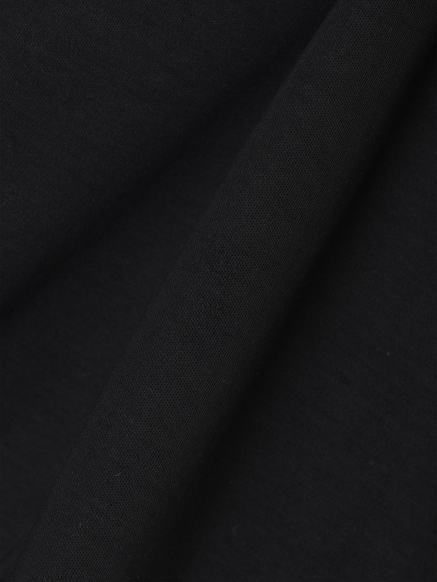 Silk-Touch Cotton Balloon Hem Docking T-Shirt