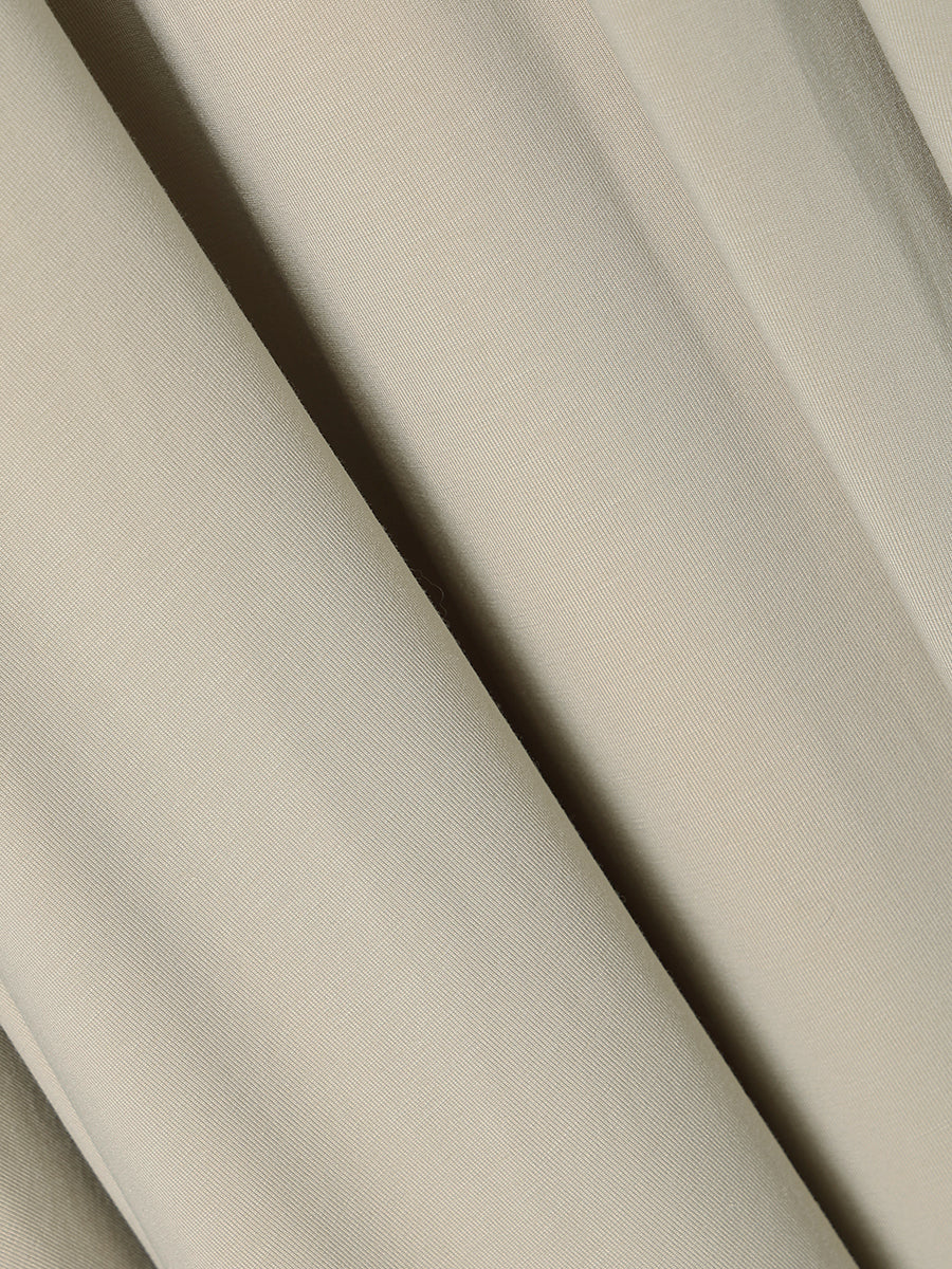 Drape Gathered Cut Dress
