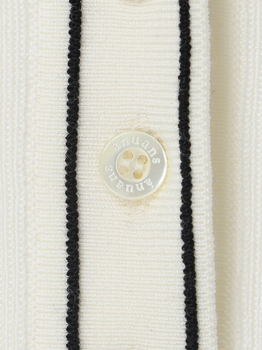 テンセルポロニットトップス