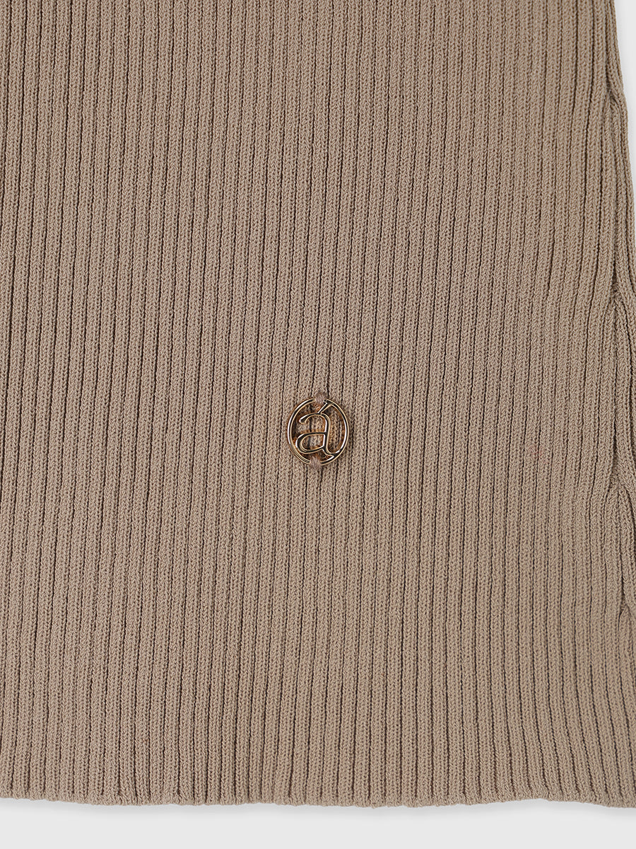 ソフトフィットオフショルニットトップス