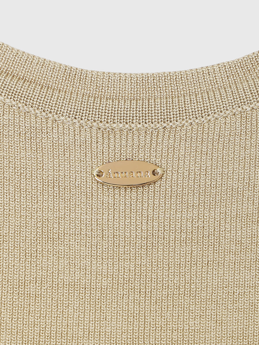 ブライトニットカップインタンクトップ