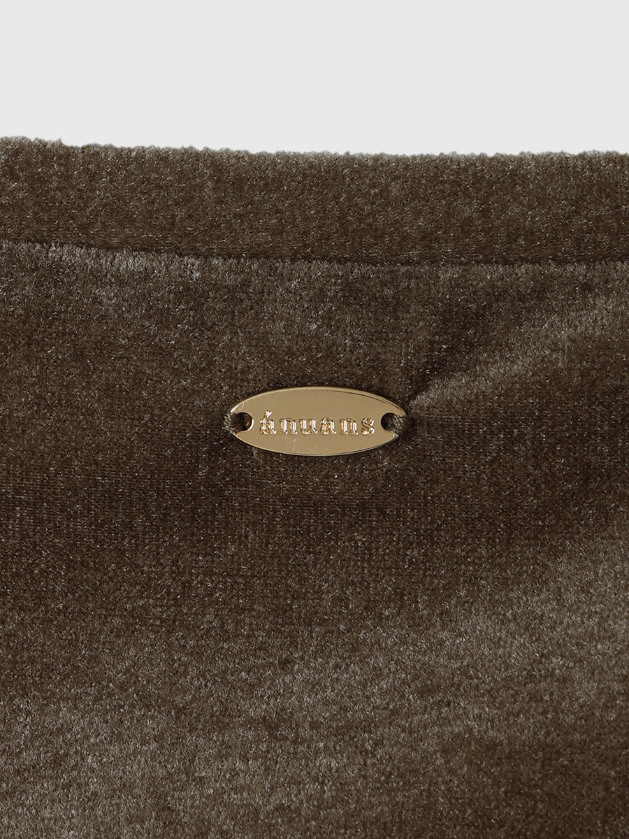 シアーベロアタイトップス