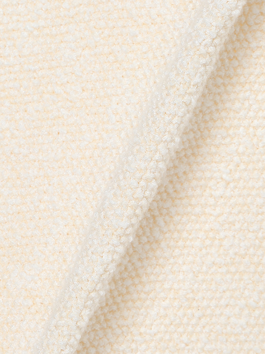 ブラッシュツイードニットワンピース