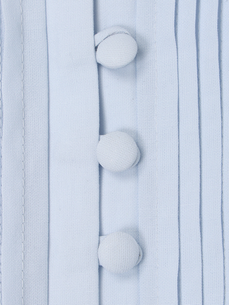 ピンタックギャザーボリュームブラウス