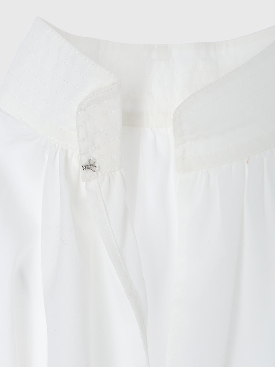 Anniv.バルーンスリーブボウタイブラウス