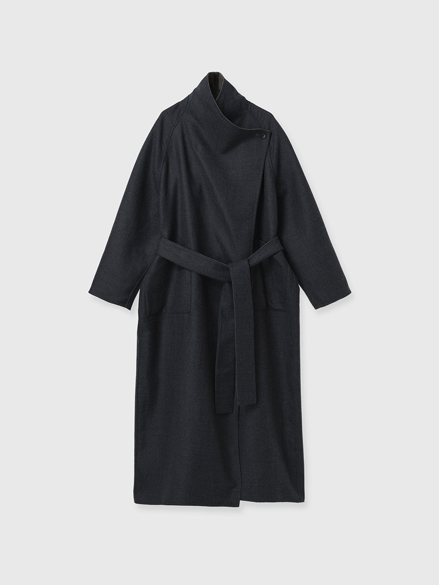 ウールリバーオーバーロングコート