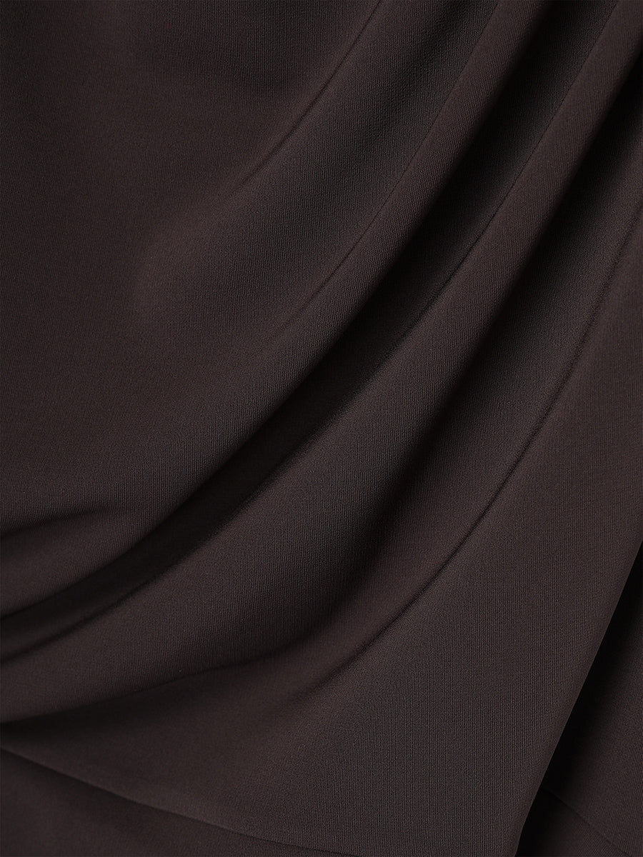 トリアセドレープナローワンピース