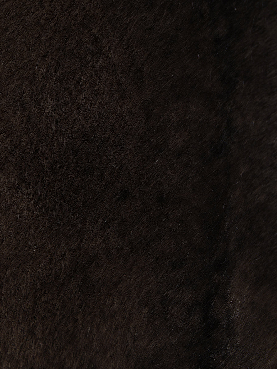 スタンドカラーファーベスト