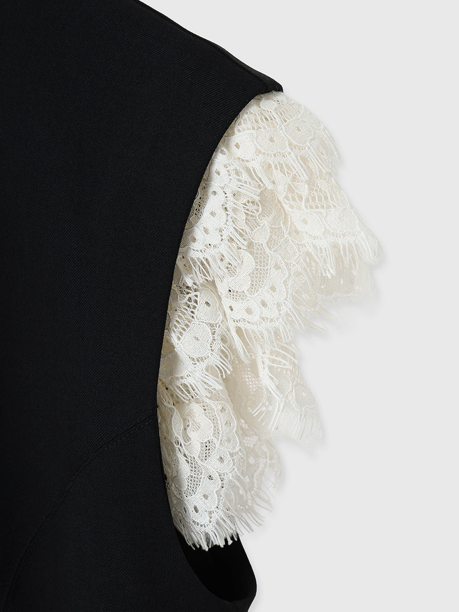 Lace Sleeve Blouse