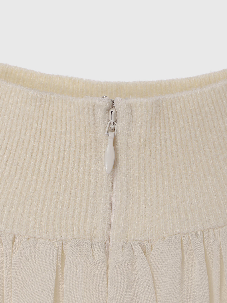 ジョーゼットフレアブラウス