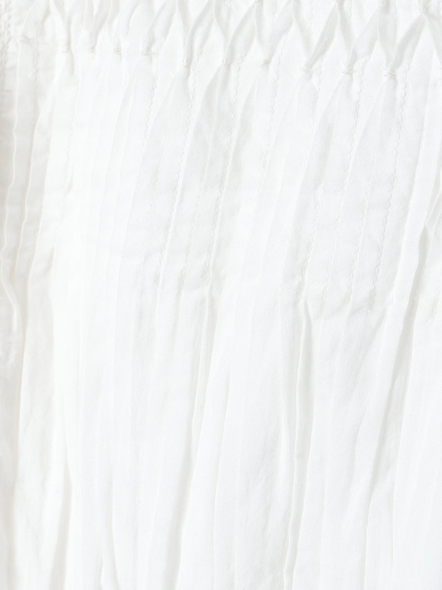 Indiaエンブロイダリースモッキングブラウス