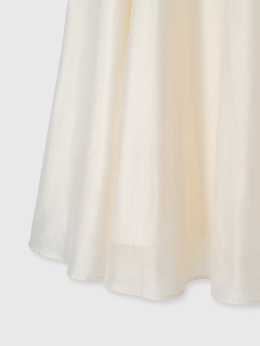 ニットレイヤードキャミワンピース