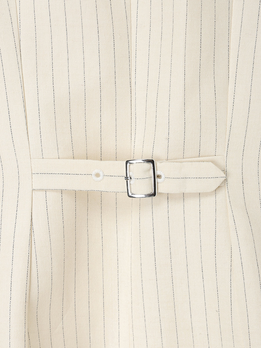 テクスチャーコンパクトジレ