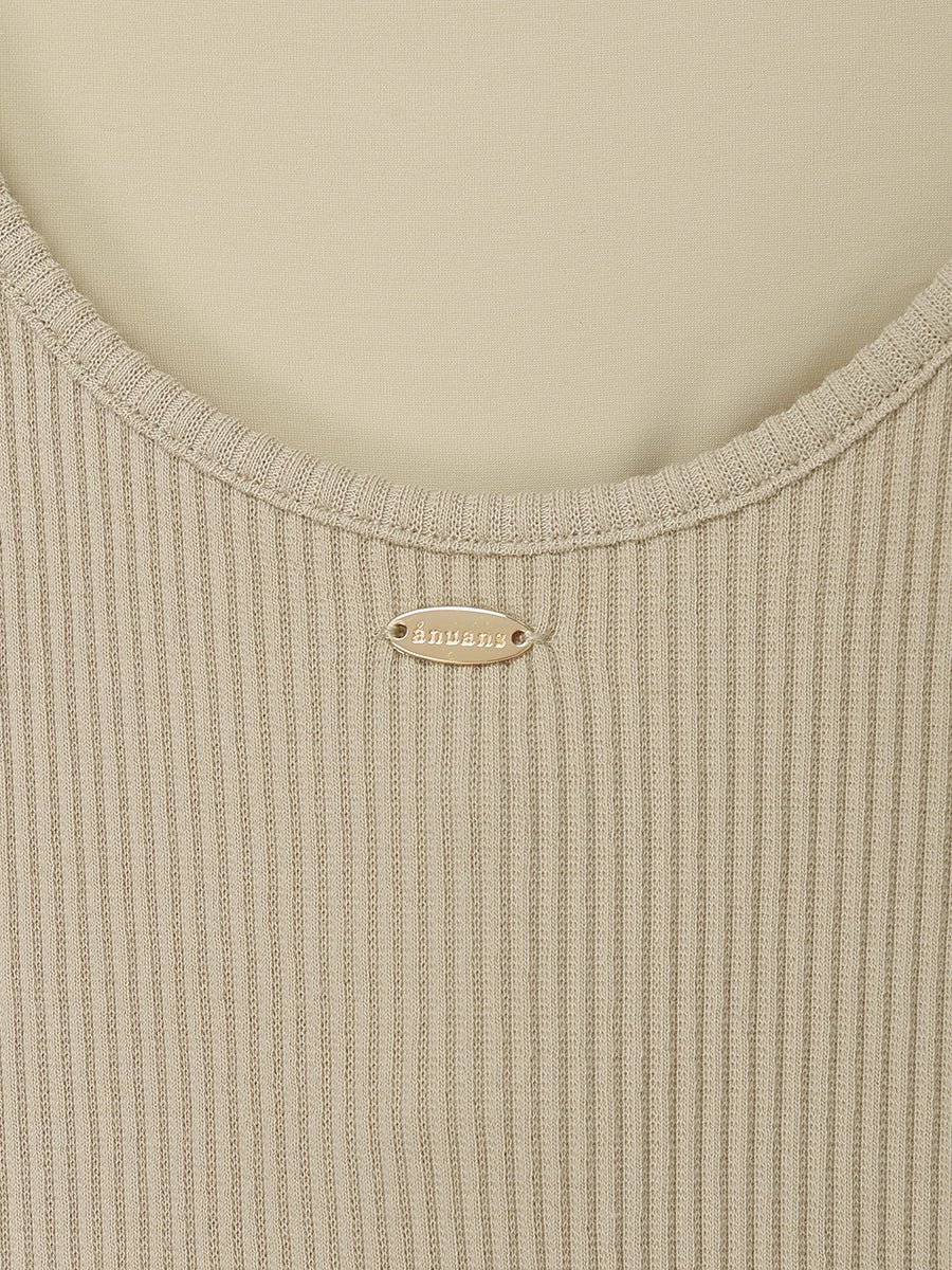 カップインマーメイドリブカットワンピース