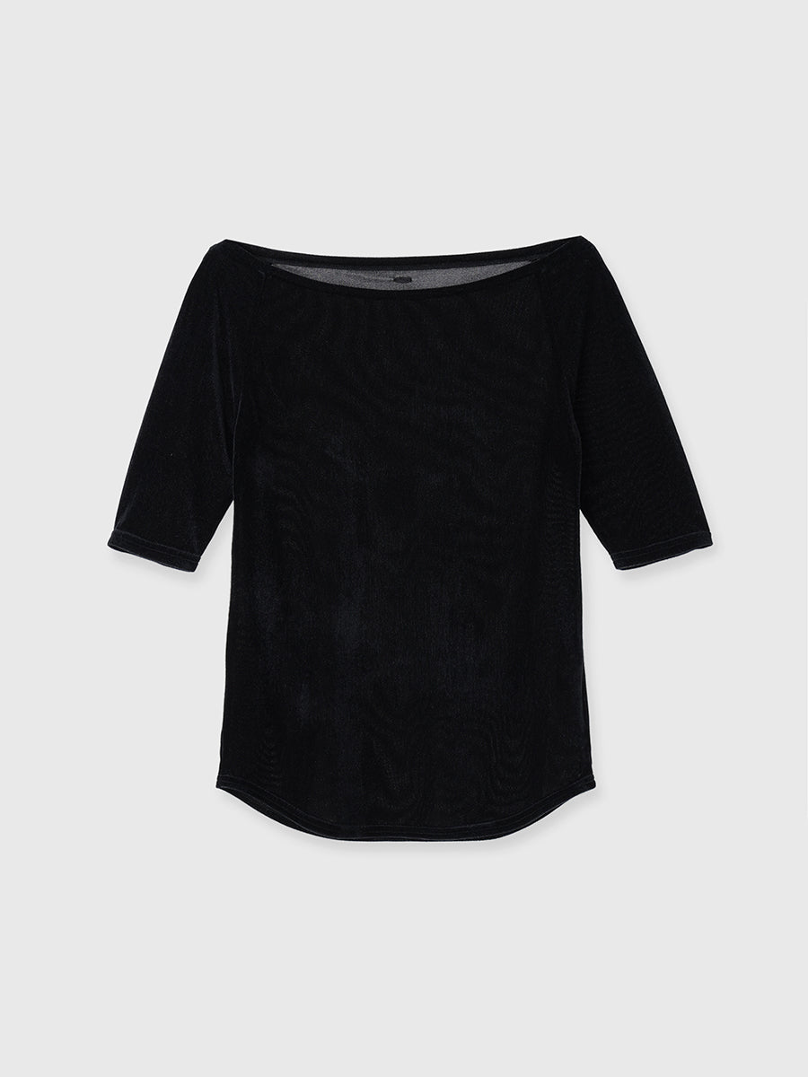 シアーベロアタイトップス