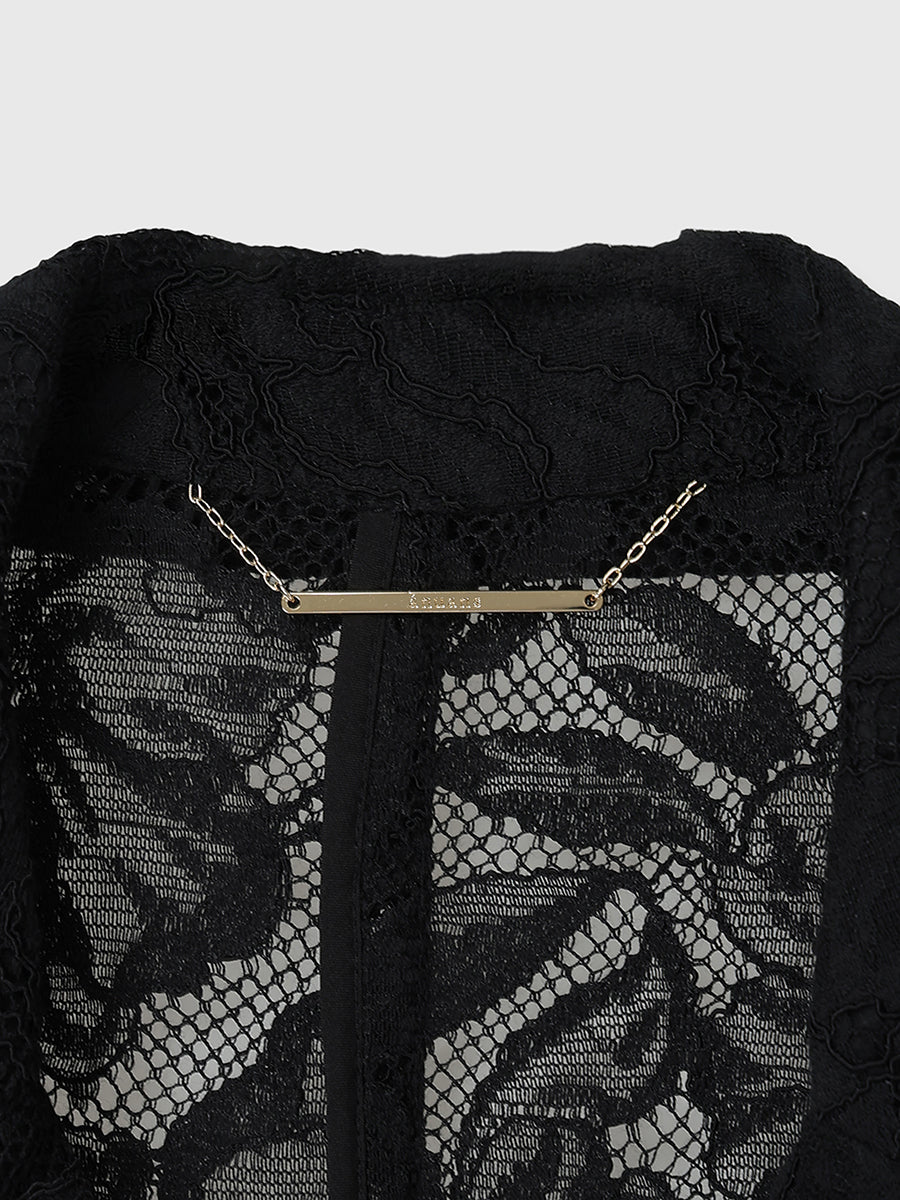 オーナメントレースダブルジャケット