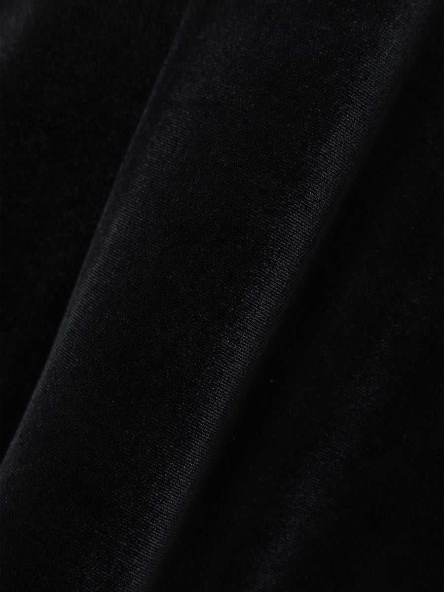 ベロアシフォンドッキングワンピース