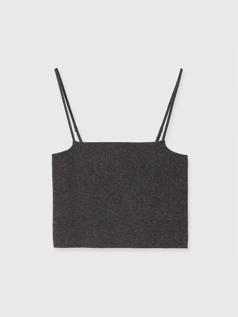 モヘアドレープニットトップス