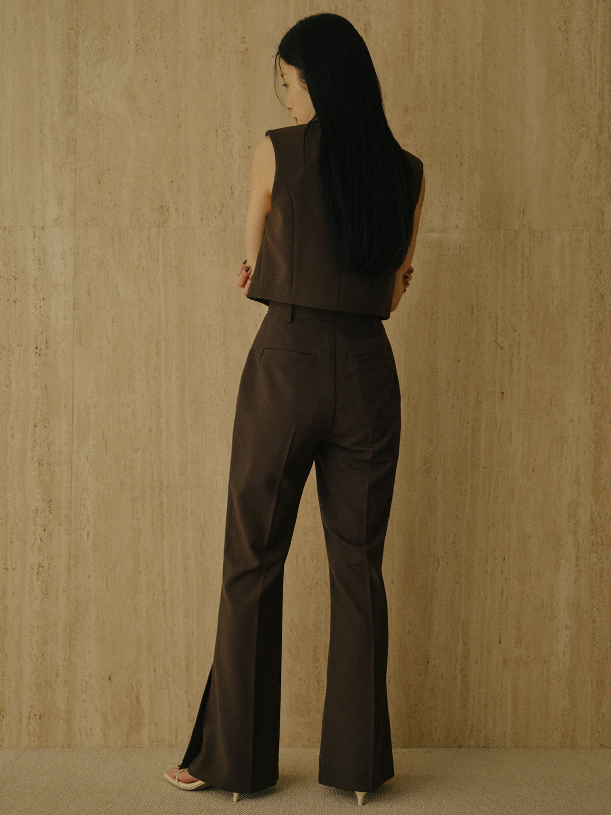 スーチングセミフレアパンツ