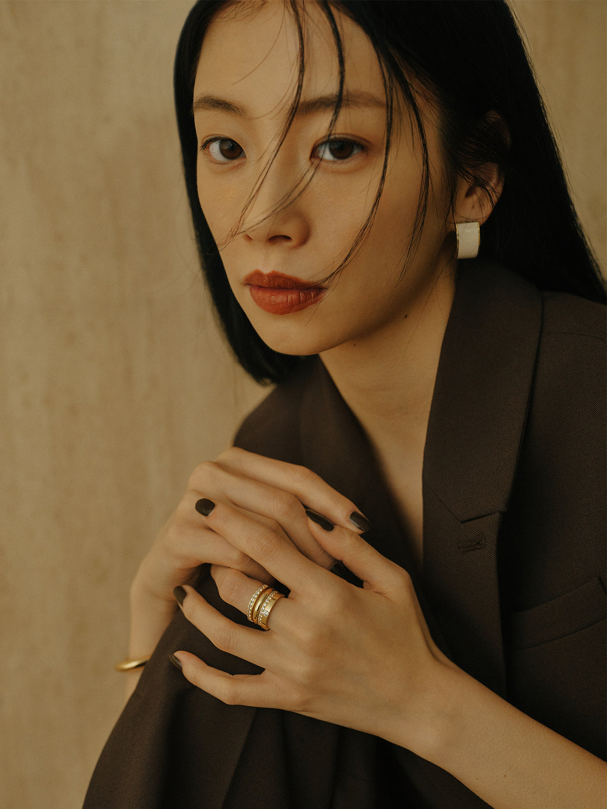 テーラードジレトップス