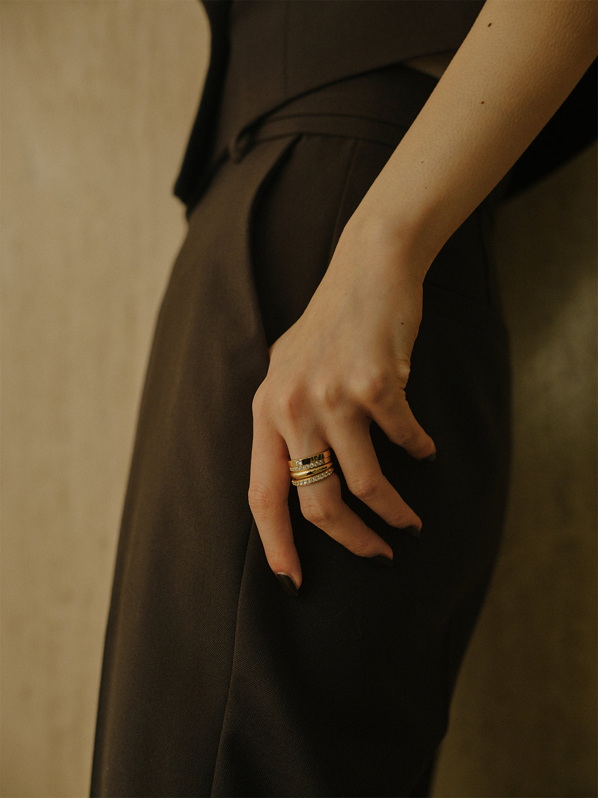 スーチングセミフレアパンツ