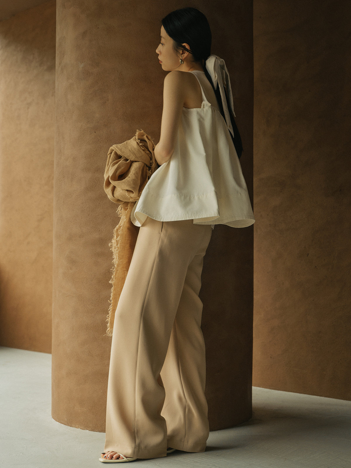 スプレッドフレアブラウス