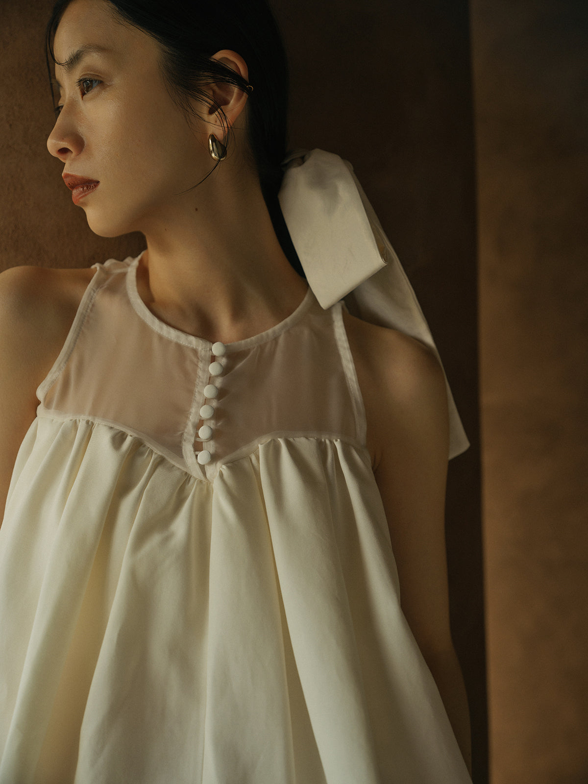 スプレッドフレアブラウス