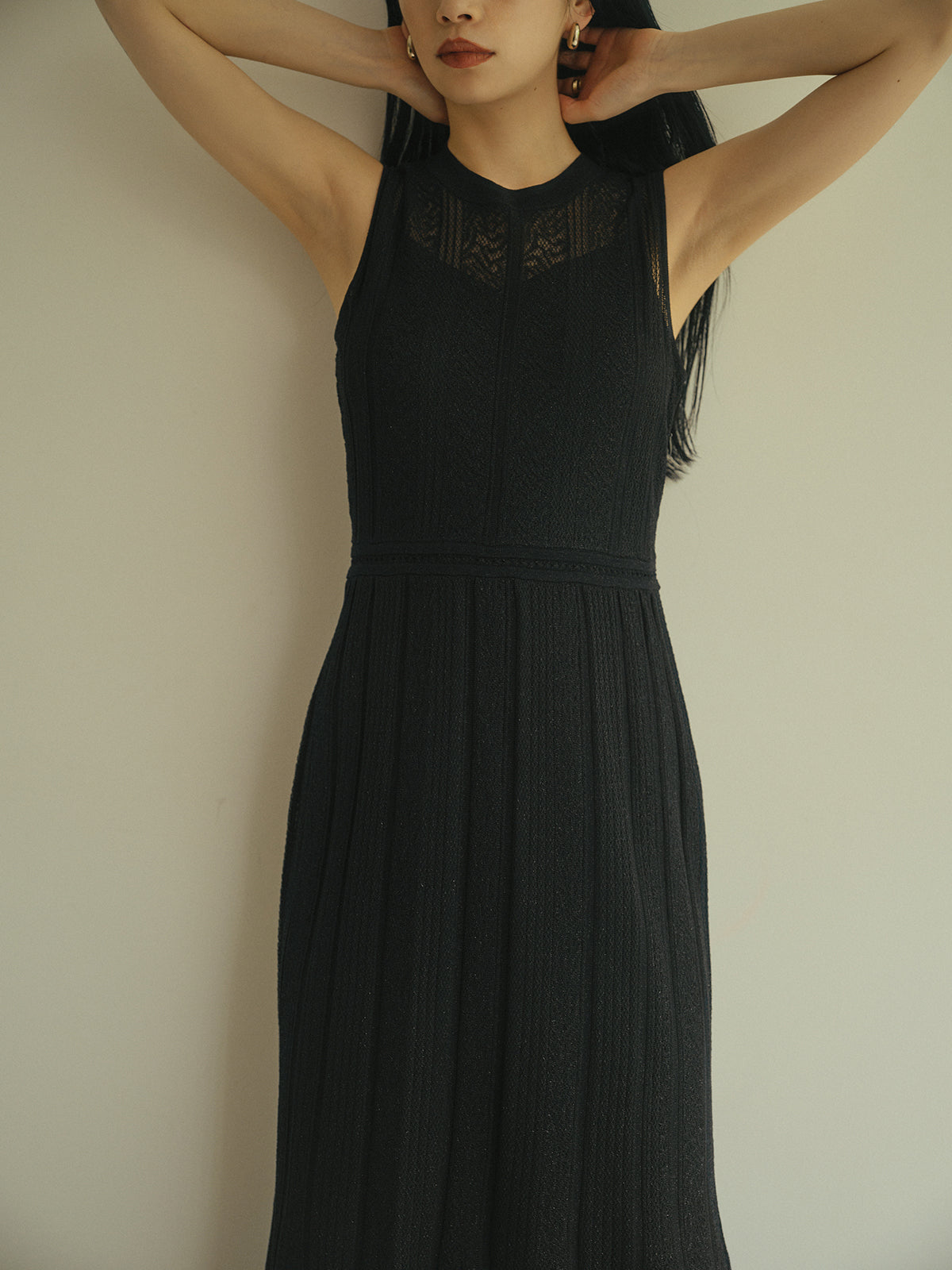 レーシーニットワンピース