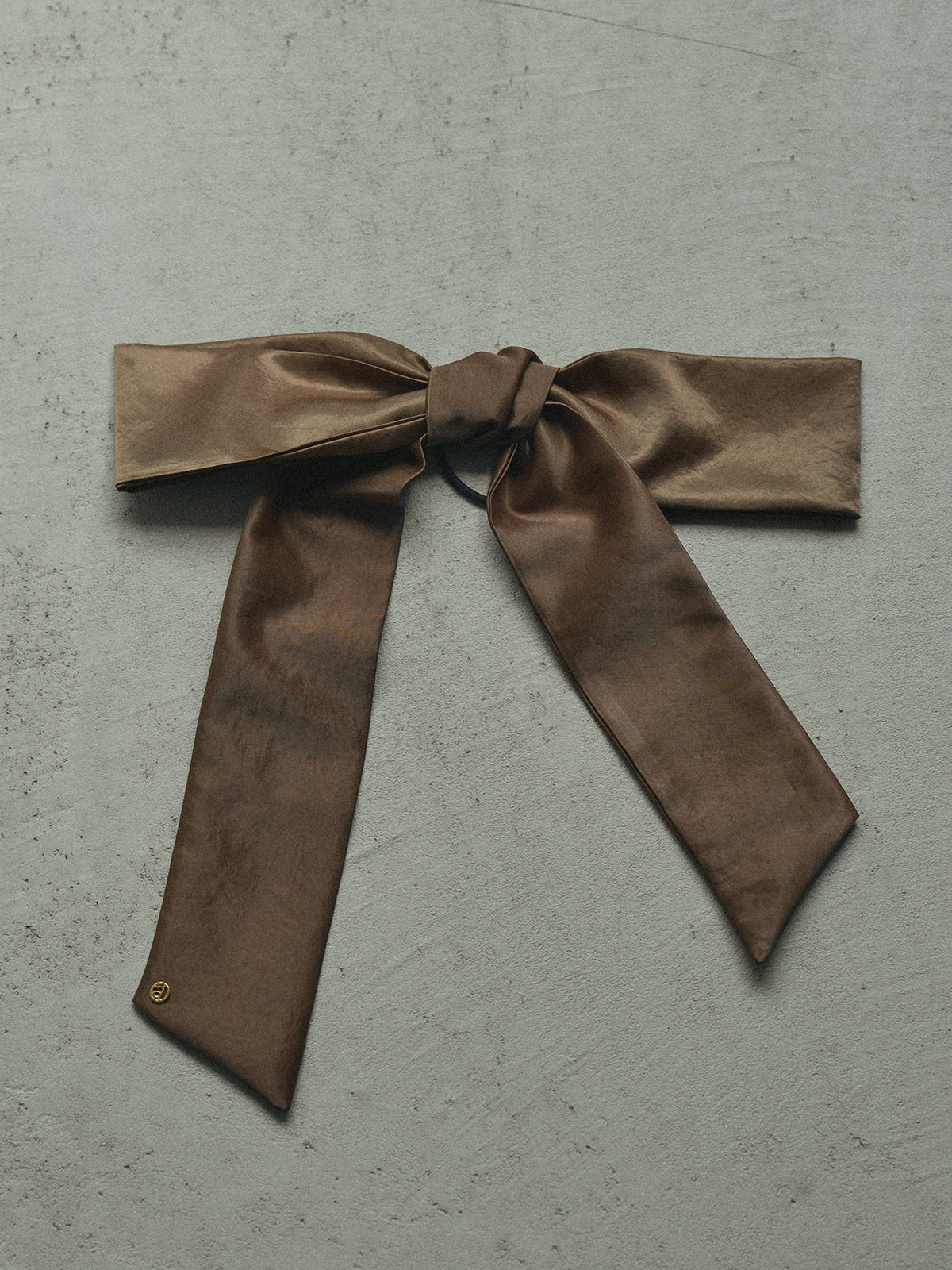 ヴィンテージサテンヘアリボン