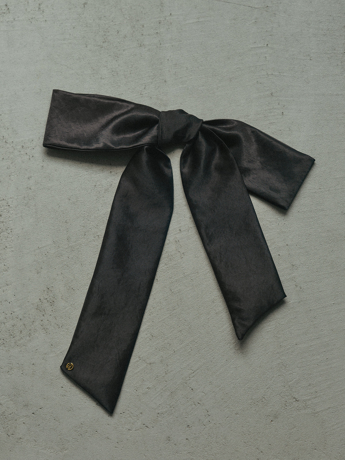 ヴィンテージサテンヘアリボン