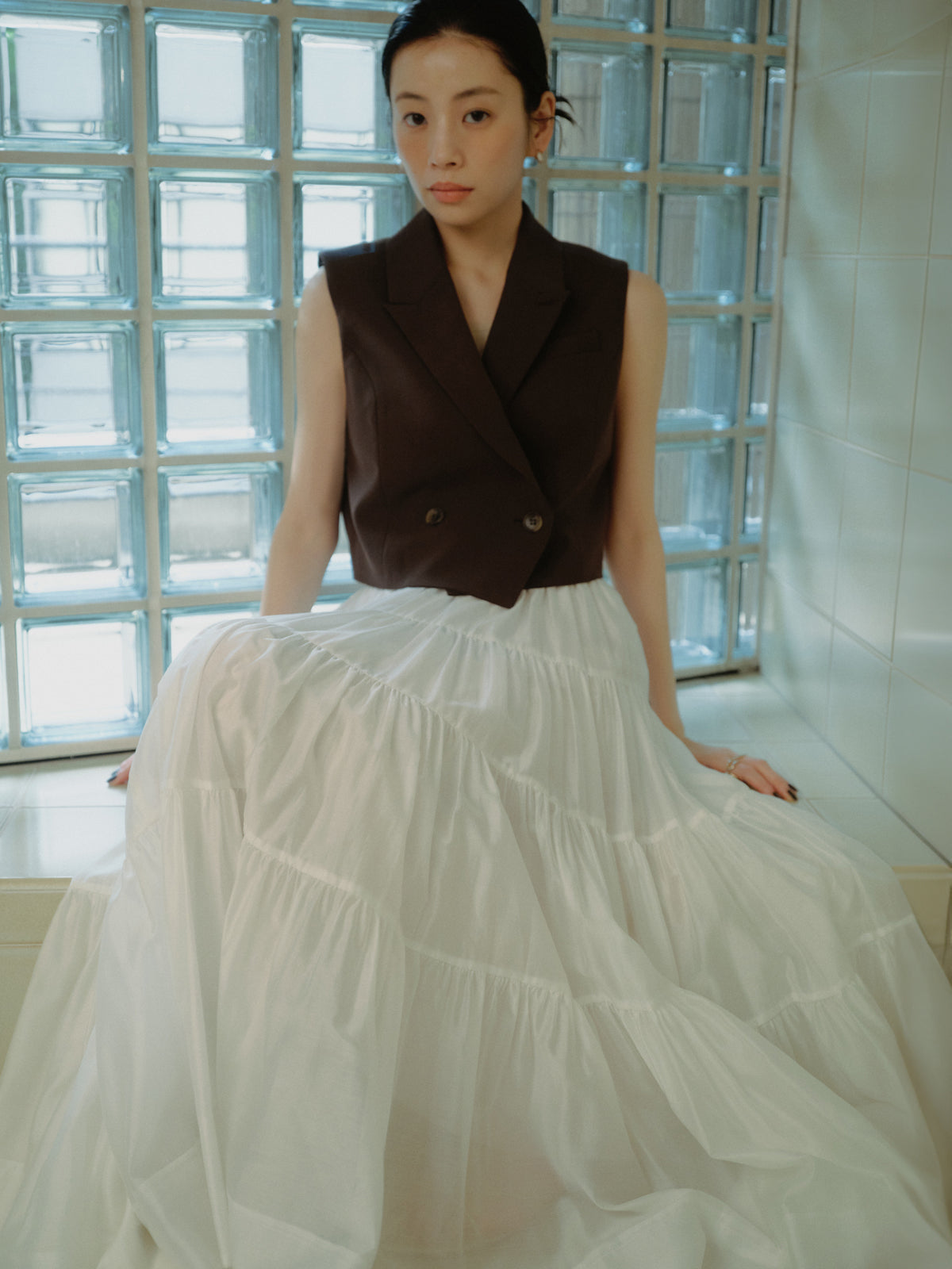 テーラードジレトップス