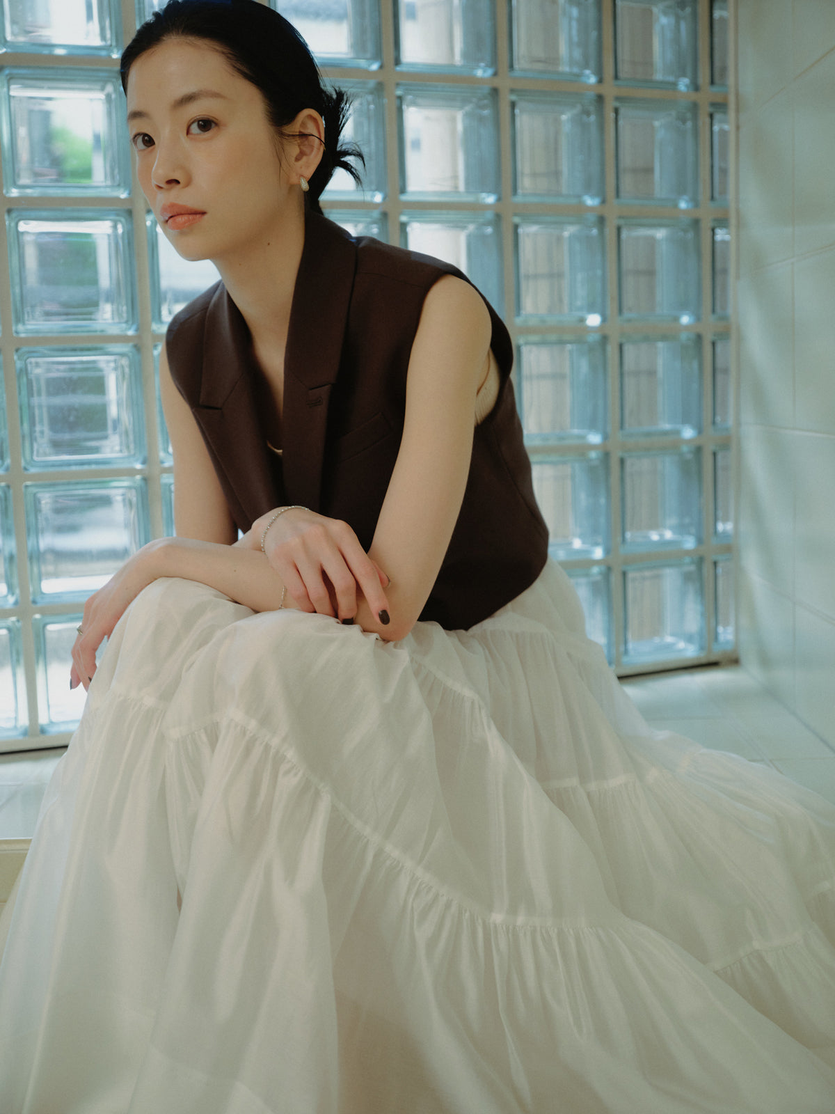 テーラードジレトップス