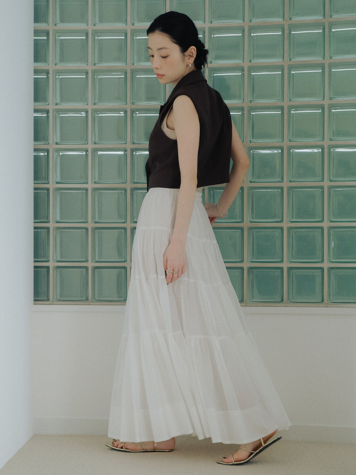 テーラードジレトップス