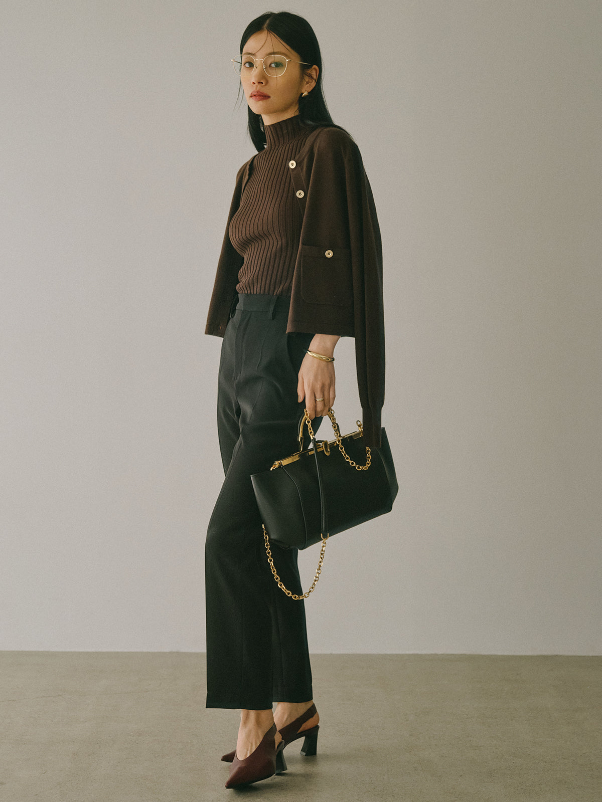 ハードツイルテーパードパンツ