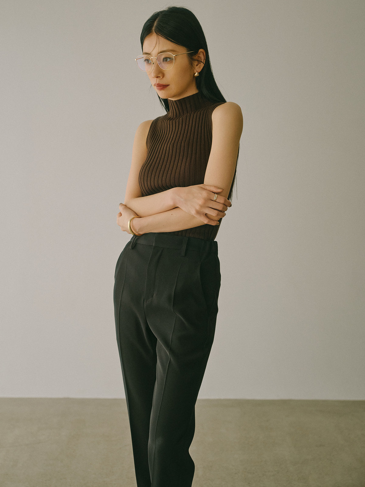 ハードツイルテーパードパンツ