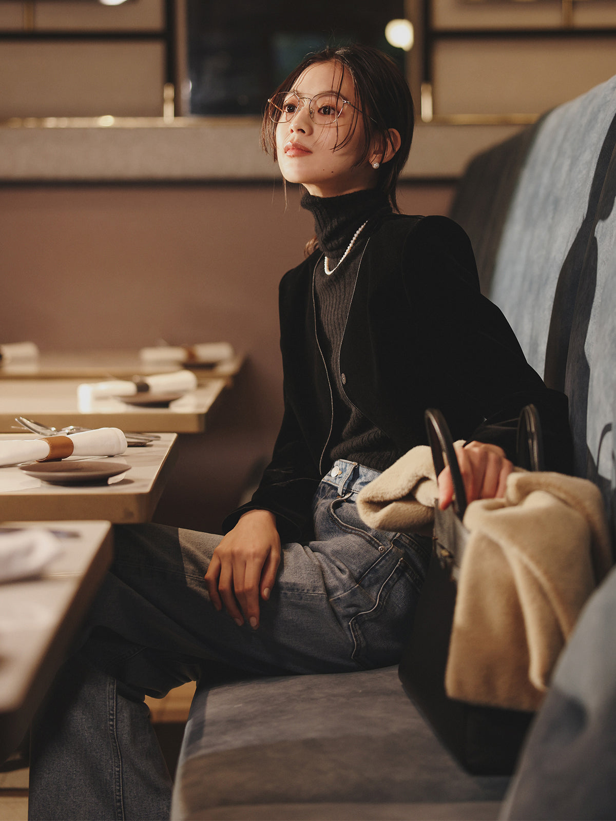 クラシカルパールピアス