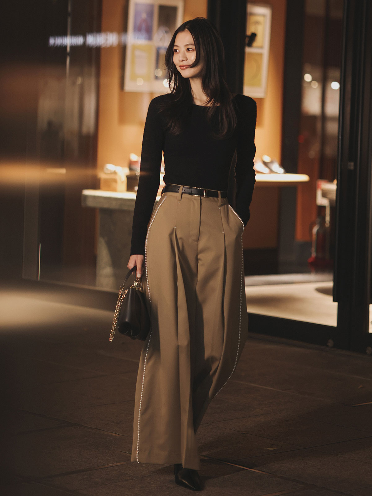 ニットボディスーツ