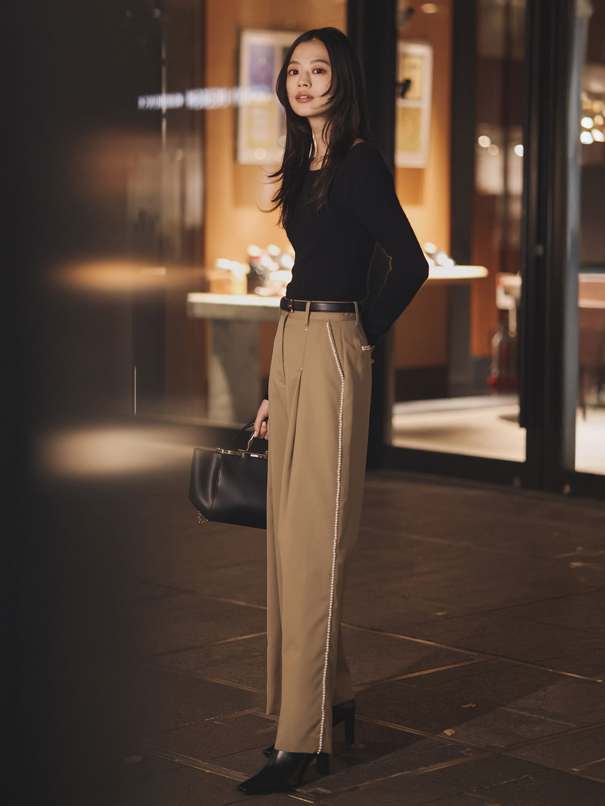 パールトリムパンツ