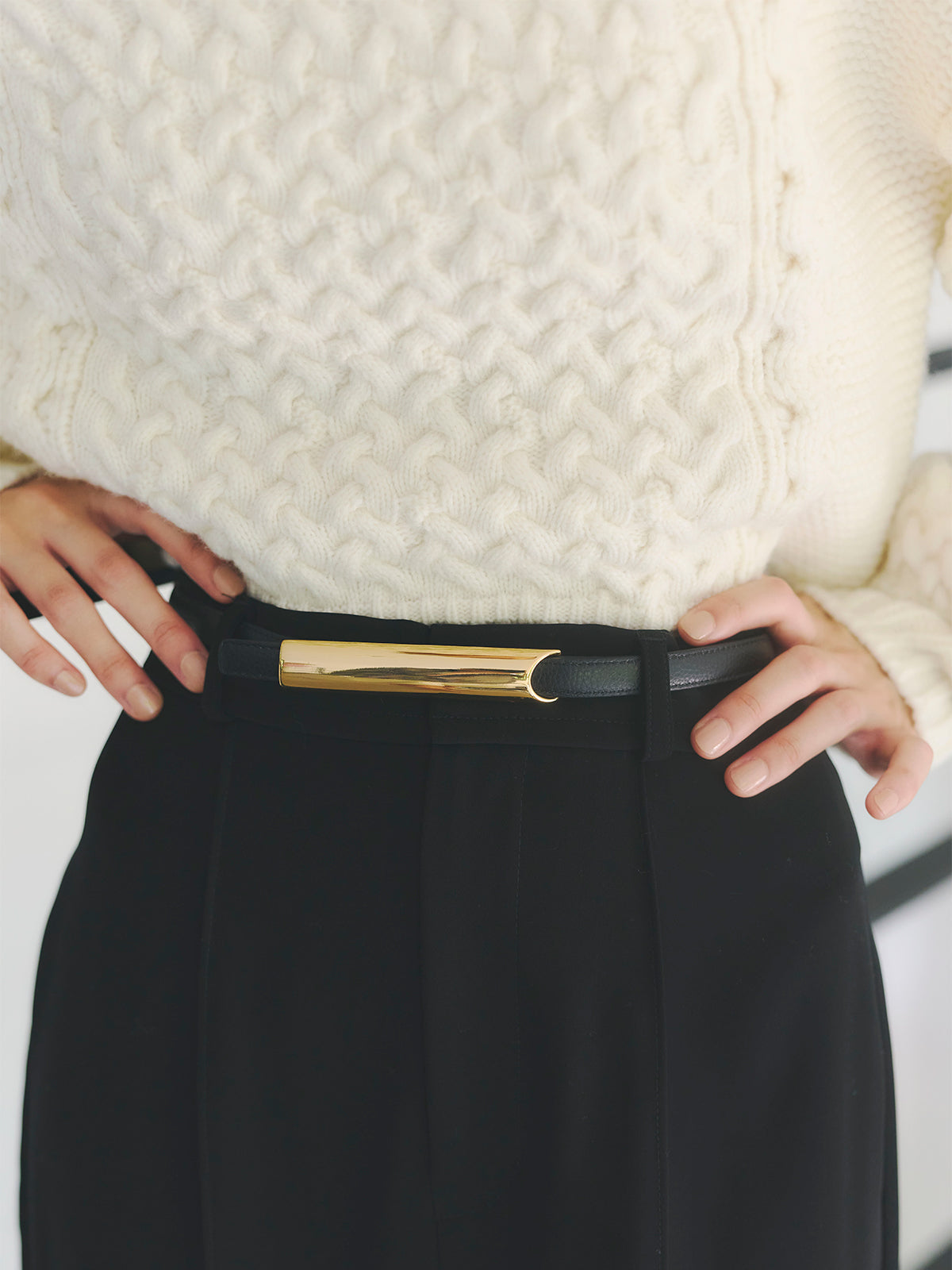 ピンタックジョガーパンツ